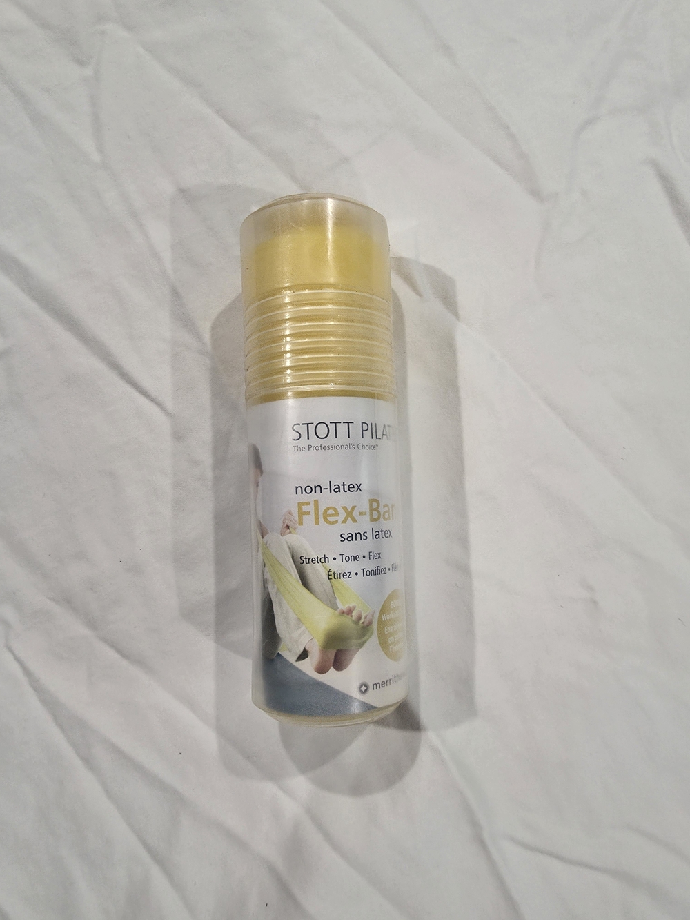 Yellow Flex-Bar Non-Latex Stretch Bar